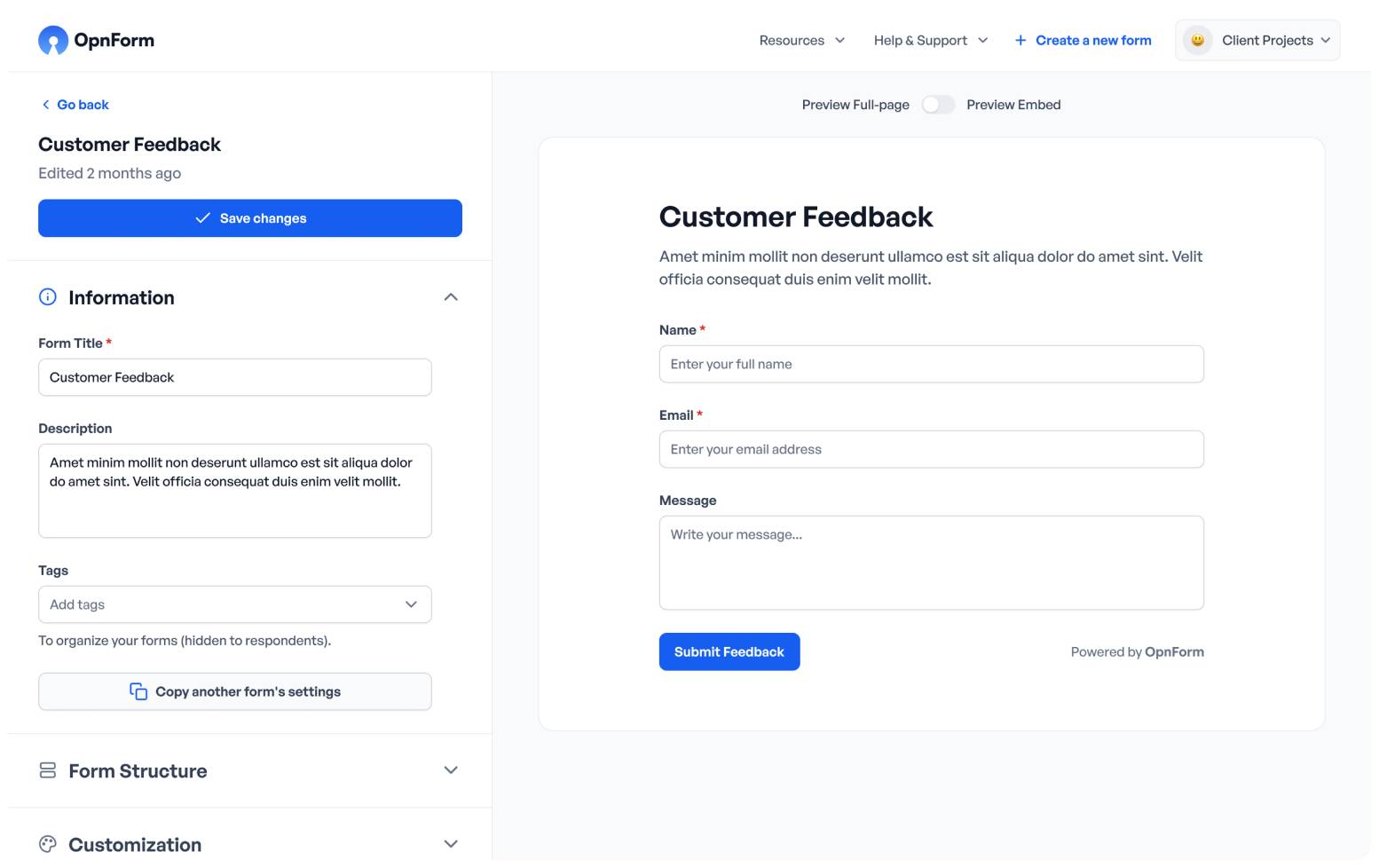 Capture d'écran du produit